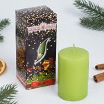 Свеча ароматическая Новогодняя №2, 4?6 см, в коробке