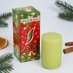 Свеча ароматическая Новогодняя №3, 4?6 см, в коробке