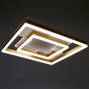 BayerLux Люстра с ПДУ 1347/1 LED 164Вт 3000-6000К золото 50х50х9 см