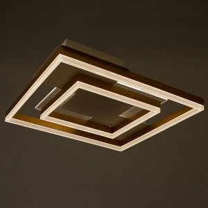 BayerLux Люстра с ПДУ 1347/1 LED 164Вт 3000-6000К золото 50х50х9 см