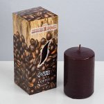 Свеча ароматическая &quot;Кофе &quot;, 4*6 см, в коробке