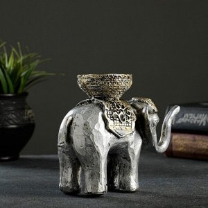 Подсвечник "Слон" серебро 13х19см
