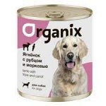 Консервы Organix для собак всех пород Ягненок с рубцом и морковью. 750 гр. Супер премиум. Россия