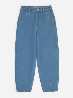 Брюки джинсовые детские для девочек Abrucco синий