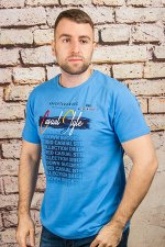 Футболка 5097/1 голубой HEDRICY