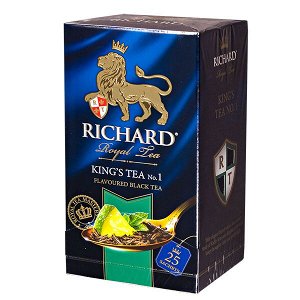 Чай RICHARD 'KINGS TEA № 1' 25 пакетиков 1 уп.х 12 шт.