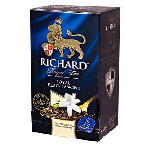 чай RICHARD 'ROYAL BLACK JASMINE' 25 пакетиков 1/12