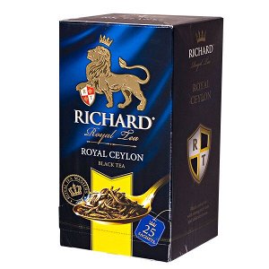 чай RICHARD 'ROYAL CEYLON' 25 пакетиков 1/12