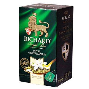чай RICHARD 'ROYAL GREEN JASMINE' 25 пакетиков 1/12