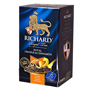 чай RICHARD 'ROYAL ORANGE & CINNAMON' 25 пакетиков 1/12