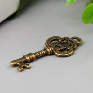 Подвеска "Ключ" состаренная бронза 1х2,5 см