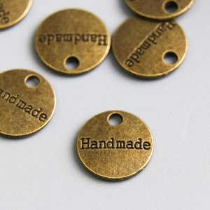 Подвеска "Handmade" 13 мм