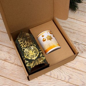 Подарочный набор "Зима создана для горячего чая и волшебства", чайный домик, кружка, 20,5 х 20,5 х 1