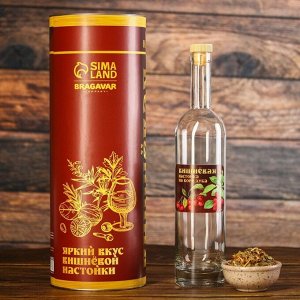 Набор для приготовления настойки «Вишнёвая»: трава и специи 20 г., бутылка 500 мл.