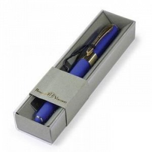 Ручка шариковая "MONACO" 0.5мм синяя в футляре (синий корпус, серая коробка) 20-0125/083 Bruno Visconti {Китай}