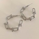 Серьги-кольца на гвоздиках арт. 11 6682 (id 246114)