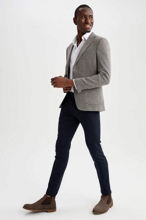 Пиджак Slim Fit с половинной подкладкой