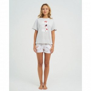 Пижама, женская, (футболка, и, шорты), KAFTAN, "Deers".