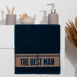 Полотенце махровое Этель &quot;The best man&quot; 30х60 см, 100% хл, 360гр/м2