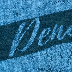 Полотенце именное махровое Этель «Денис», 50x90 см, 100% хлопок, 420 г/м², синее