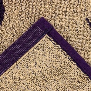 Полотенце махровое Этель "Знаки зодиака: Дева" фиолетовый, 67х130 см, 100% хлопок, 420гр/м2