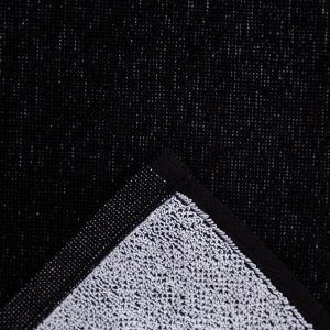 Полотенце махровое Этель "Знаки зодиака: Рак" чёрный, 67х130 см, 420 гр/м2, 100% хлопок