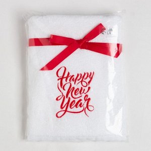 Полотенце подарочное Этель "Happy New Year" 50*90 см, 100% хл, 340 гр/м2