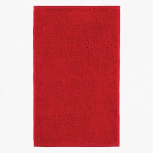 Подарочное полотенце с игрушкой Этель «Дед Мороз» 50х90 см, цвет бордовый, 100% хл