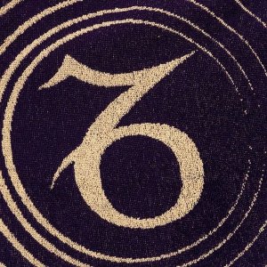 Полотенце махровое Этель "Знаки зодиака: Козерог" фиолетовый, 67х130 см, 100% хлопок, 420гр/м2