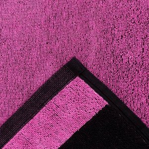 Полотенце махровое Этель "Знаки зодиака: Рыбы" розовый, 67х130 см, 420 гр/м2, 100% хлопок