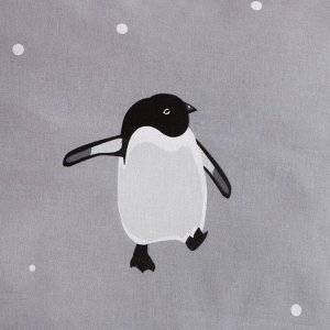 Постельное белье Этель Дуэт «Пингвины» 143*215 см - 2 шт, 220*240 см, 70*70 см - 2 шт
