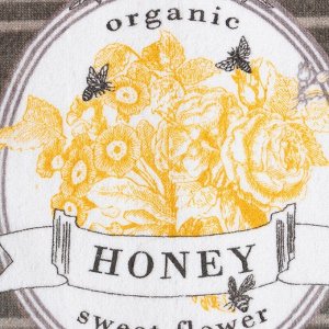 Полотенце кухонное Доляна "Honey", 40*60 см, велюр/махра