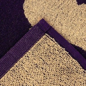 Полотенце махровое Этель "Знаки зодиака: Рак" фиолетовый, 67х130 см, 100% хлопок, 420гр/м2