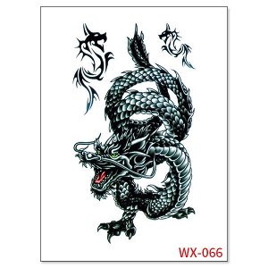 TTWX-066 Набор временных татуировок Дракон, 21х15см