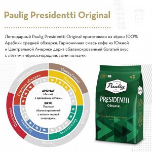 Кофе зерновой Paulig Presidentti Orig, 1 кг