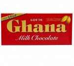 Шоколад ГАНА молочный, Lotte, 50гр