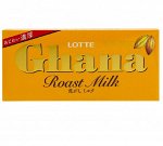 Шоколад ГАНА топлёное молоко, Lotte, 50гр