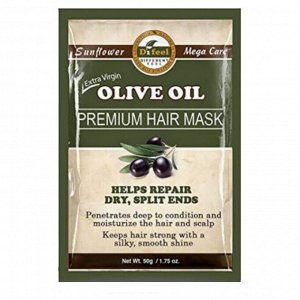 Difeel Питательная маска для волос с маслом оливы / Olive Oil Premium Hair Mask, 50 мл