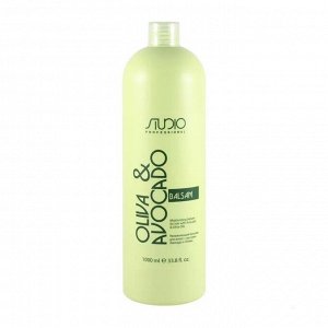 Kapous Увлажняющий бальзам для волос с маслом авокадо и оливы / Oliva & Avocado, 1000 мл