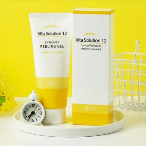 Jigott Пилинг-гель для лица / Vita Solution 12 Synergy Peeling Gel, 180 мл