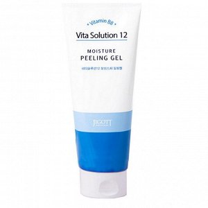 Jigott Увлажняющий пилинг-гель для лица / Vita Solution 12 Moisture Peeling Gel, 180 мл