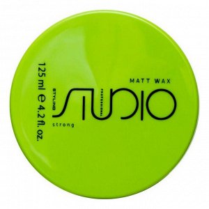 Kapous Studio Матовый воск для укладки волос сильной фиксации Matt Wax, 125 мл