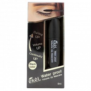 Ekel Водостойкая тушь для ресниц подкручивание и объём / Volume Up Mascara Black Water proof, 8 мл