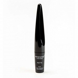 Provoc Жидкая подводка-ролл, матовая Eyeliner Wheel 01 Matte Black