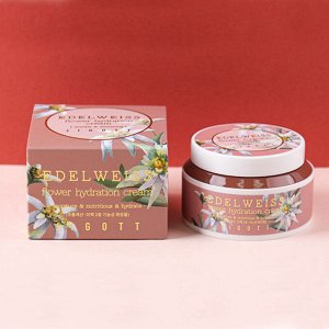 Jigott Увлажняющий крем для лица с экстрактом эдельвейса / Edelweiss Flower Hydration Cream, 100 мл