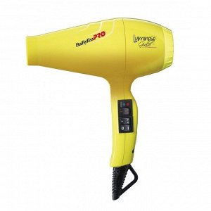 BaByliss Профессиональный фен / Luminoso Giallo Ionic, желтый, 2100 Вт