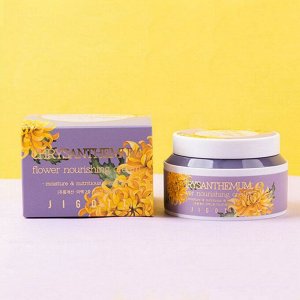 Jigott Питательный крем для лица с экстрактом хризантемы / Chrysanthemum Flower Nourishing Cream, 100 мл