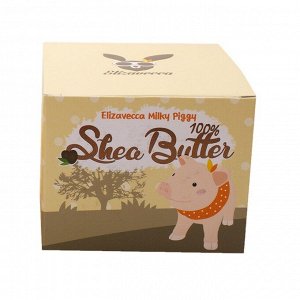 Elizavecca Универсальный крем с маслом ши / Milky Piggy Shea Butter 100%, 100 мл