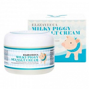 Elizavecca Омолаживающий крем с морской солью Milky Piggy Sea Salt Cream, 100 мл