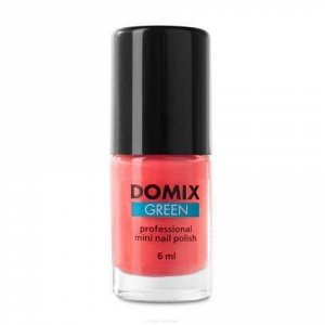 Domix Лак для ногтей, пастельно-коралловый, 6 мл